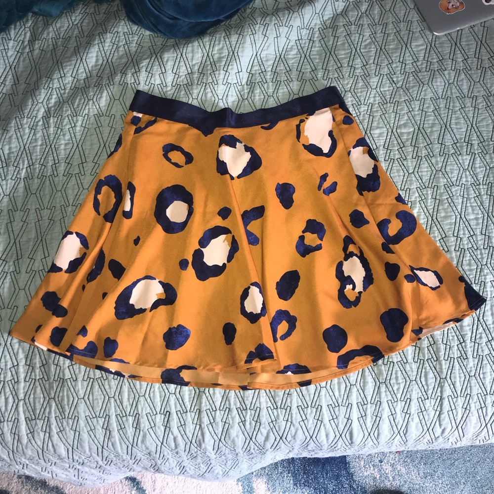 Phillip lim leopard skater mini skirt